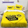 Bvb Fan Gear Custom Name Pattern Bedding Quilt Set Quilt Cover Pillowcase Home Birthday Gift(1 * Duvet Cover + 2 * Pillowcase, Without Core)