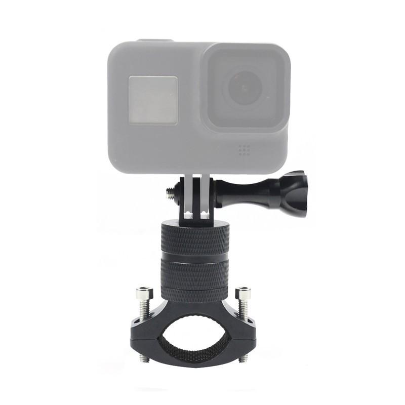 For GoPro 13 Motorcycle Bike Handlebar Mount for Gopro 12 11 10 9 8 7 DJI Action 5 Pro 360 Degree Rotation Handle Bar DSLR Clamp