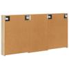 Bathroom Cabinet Set 3 Pcs 140 X 14.5 X 70 Cm Particleboard