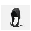 Little Devil Lace-up Pullover Hat Solid Color Y2K Shawl Hat Quick-drying Funny Ear protection Scarf Cap Summer