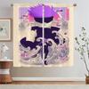 Jujutsu Kaisen Curtain Tulle for Living Room Decoration Youth Room Curtains Blackout Kitchen Curtains 2 Pcs Set Blind Tentacles