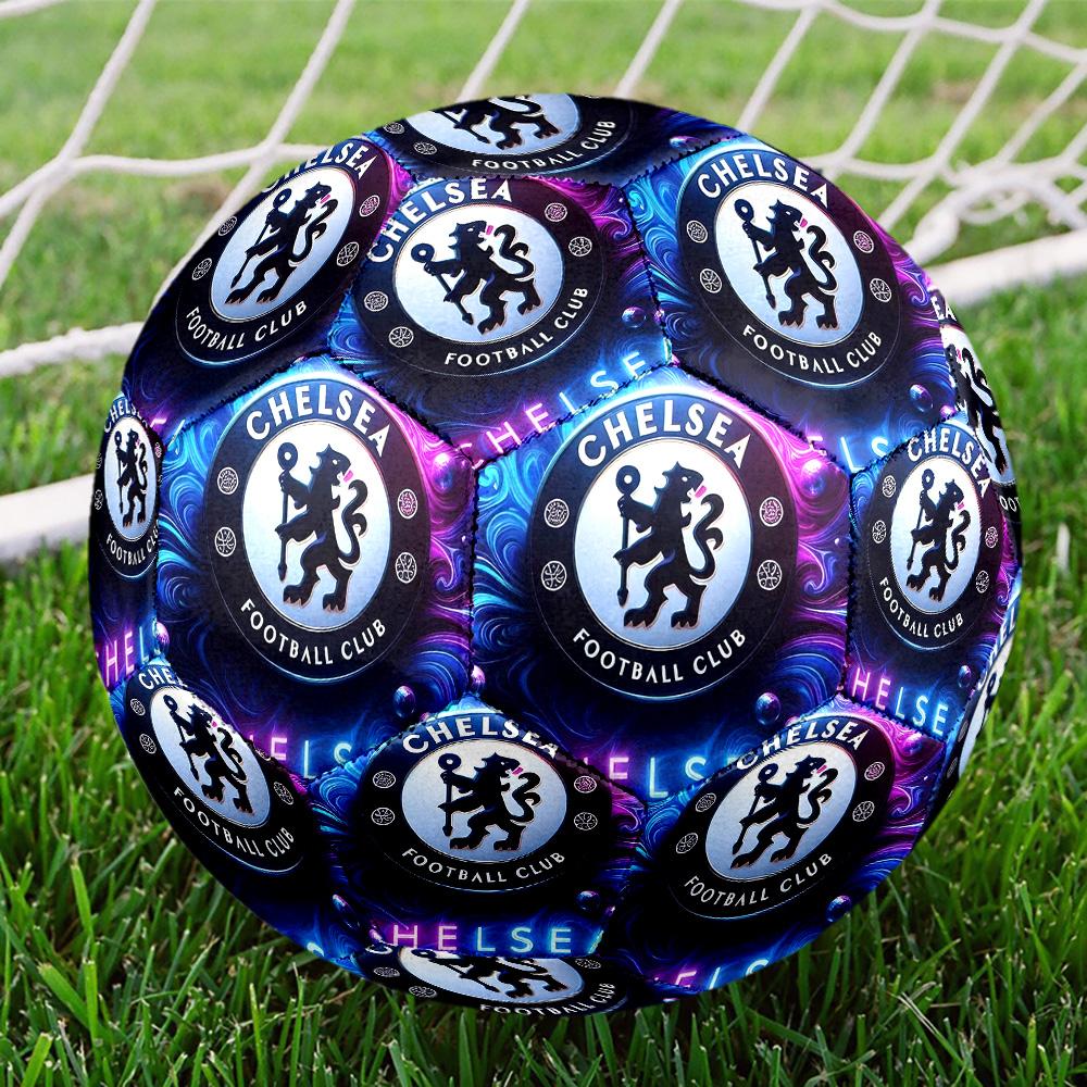 Football club.C Print Size 5 Soccer Ball, Standard Match Football for Sports Game and Team Practice, Ideal Gift for Soccer Fans