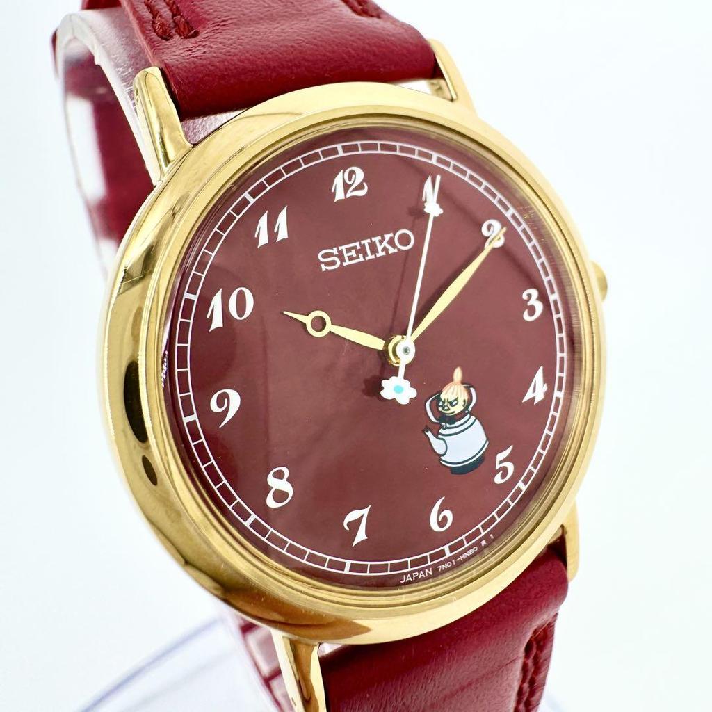 [GEBRAUCHT] Seltene limitierte Edition SEIKO MOOMIN Kleine My Uhr mit Batterie