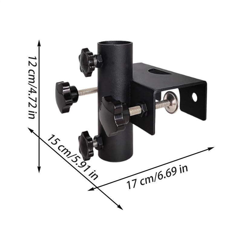 Outdoor Patio Umbrella Clamp Adjustable Metal Umbrella Stand Portable Heavy Duty Parasol Base Umbrella stand