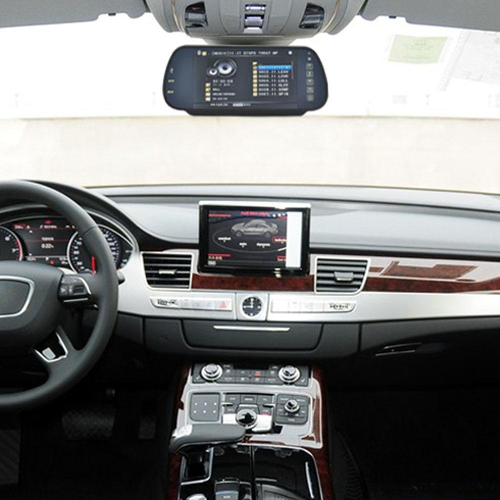 Achteruitrijspiegel Monitor en Multimedia MP4 Speler - 7 Inch Handsfree Bluetooth