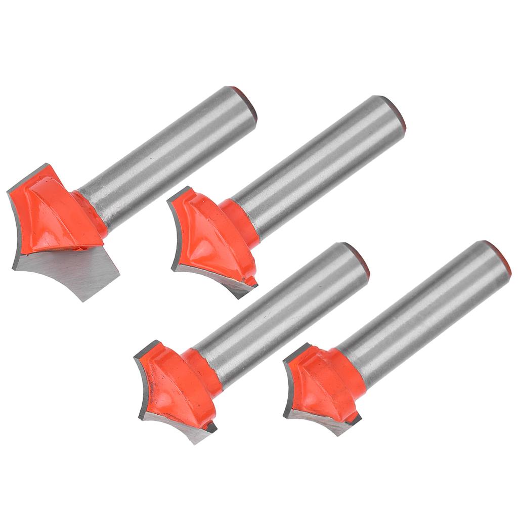 4Pcs Woodworking Router Bits Set 8 Shank SharpenNosed Engraving Machines  Milling Cutter