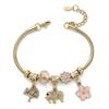 Gold Baby Elephant Pendant Bracelet PAN Hot-selling New Bracelet