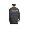 adidas Alphabet Print Pattern Pullover Crew Neck Sweatshirt Men Tops Grey HZ7018