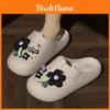 Flower Dotted Eva Slipon Shoes For Women And Men Summer Casual Nonslip Waterresistant Footwear