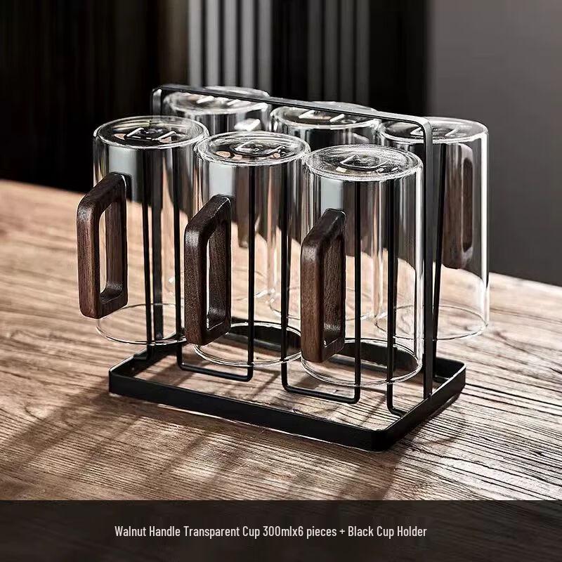 Heat-Resistant Glass Mug with Handle