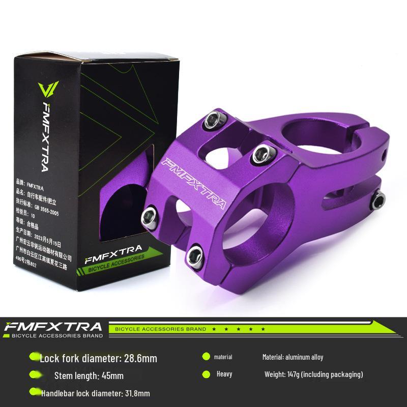 Downhill & Climbing Short Stem, 31.8mm Hollow Head Tube Handlebar Riser Accessory