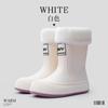 Fashion Women's Rain Boots Trendy Mid Calf Rainboots Waterproof Garden Shoes for Women Outdoor Non Slip Rubber Galosh Botas Lluvia Mujer
