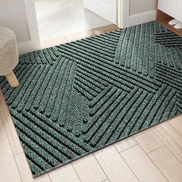 

Петлевой коврик для прихожей, грязезащитный и грязеудаляющий коврик для ног, входной коврик для двери, противоскользящий коврик, износостойкий и настраиваемый 40x60cm