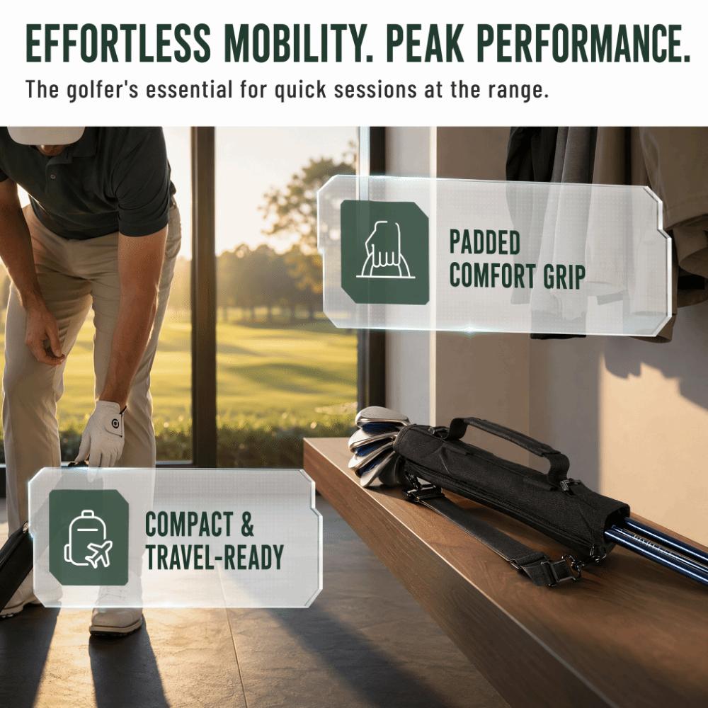 Adjustable Shoulder Strap Golf Club Carrier Polyester Golf Club Carry Bag Practice Sessions