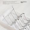 3 Grids Stainless Steel Soap Rack Student Dormitory Soap Moisture-Proof And Waterproof Sink Storage Rack Household