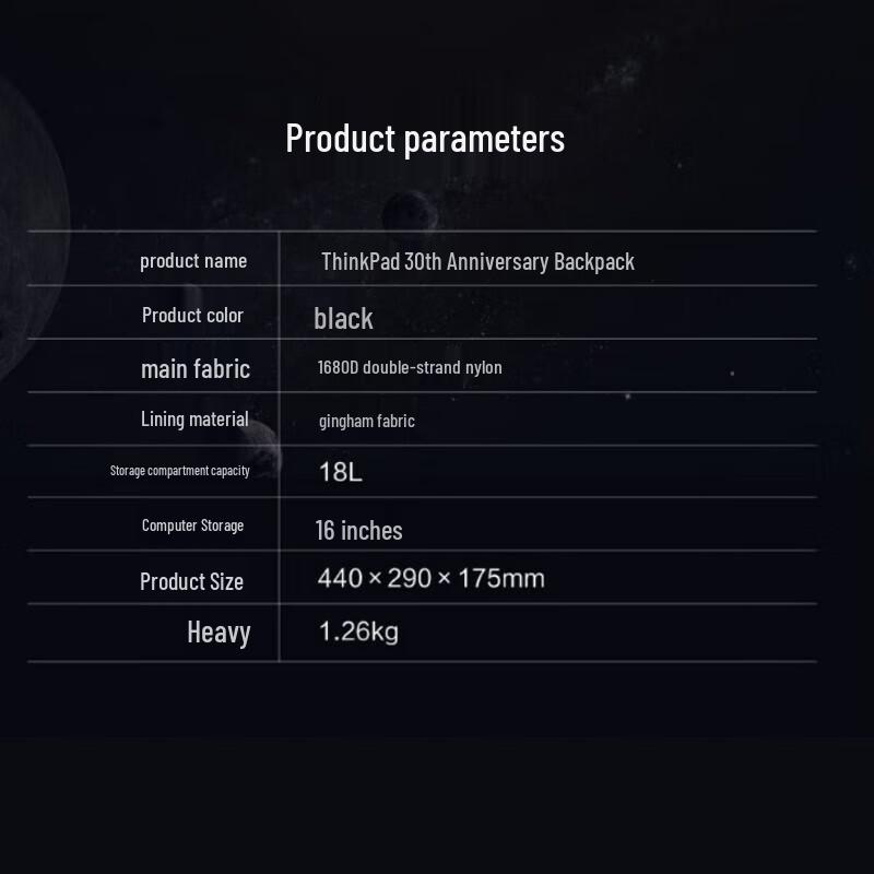 Lenovo ThinkPad 30th Anniversary Backpack