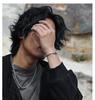 Guochao Six-Character Mantra Sanskrit Bracelet for Couples: Retro Style, Heavy Craftsmanship, Twisted Design