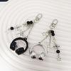 Yogodlns Premium Music Headphone Bag Charms Unisex Keychain Phone Strap Couple Gifts Backpack Pendant Accessory