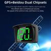 Universal Car Head-up Display GPS Mph Km/h HUD Digital Speedometer Head Up Display Big Font Speed Real Time Meter KMH All Car
