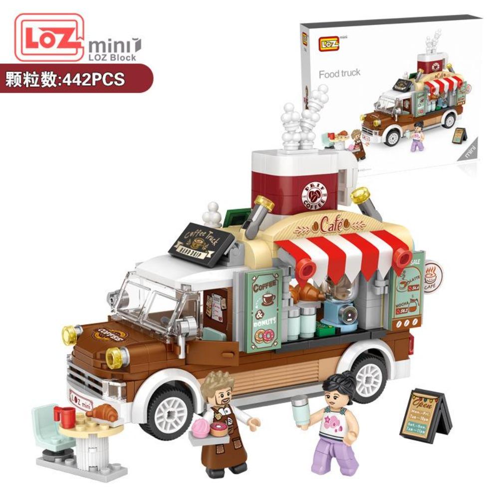 LOZ Blocchi Parco Divertimenti Mattoncini Hamburger Patatine Negozio Pisa Macchina da Gioco Modello Corsair Giocattoli per Bambini 1727