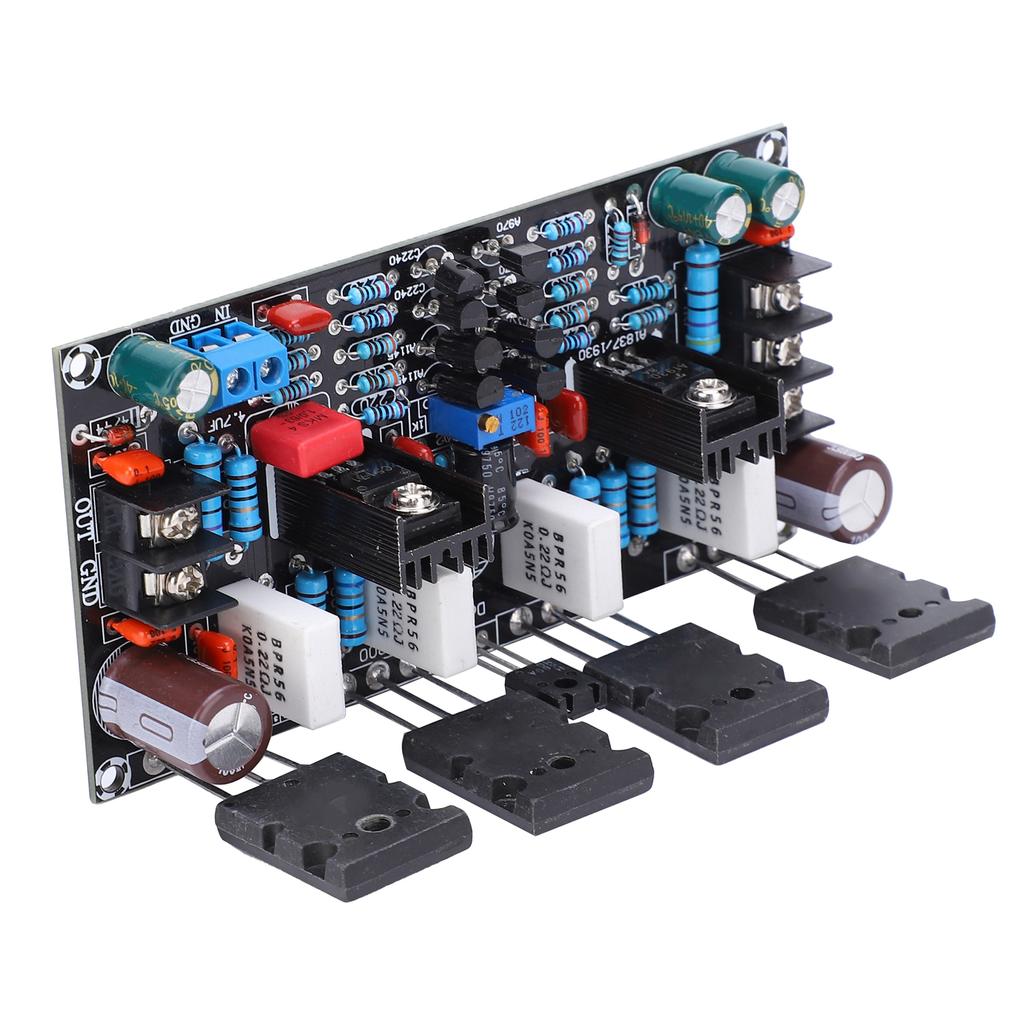 Power Amplifier Board Single Channel for  Audio Components 200W 1943+5200 DC±20-90V