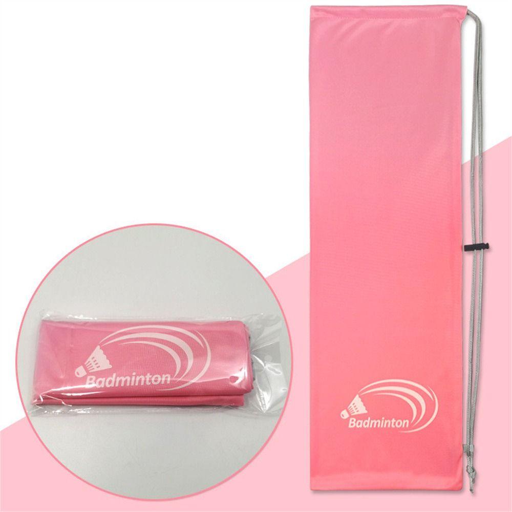 Flannel Cover Badminton Storage Bag Large Capacity Tennis Racket Bag  Protective Sleeve
