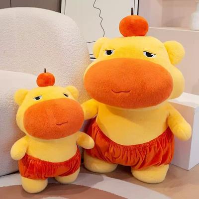 Boneca Capivara Fofa Lulu Boneca de Desenho Animado Engraçada Brinquedo de Pelúcia Boneca Pingente de Bolsa Presente