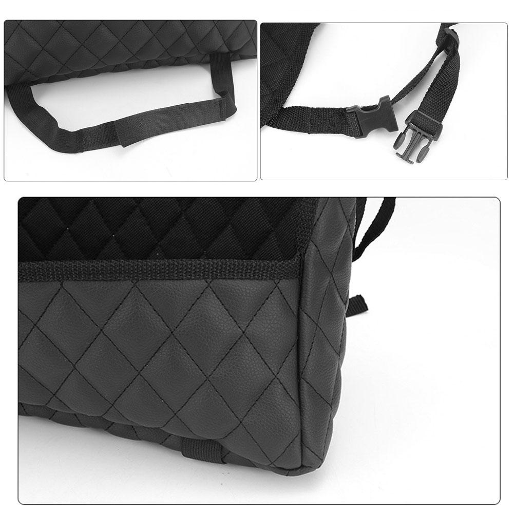 Car Handbag Holder Leather Seat Back Organizer Large Capacity Bag Purse Storage Pocket