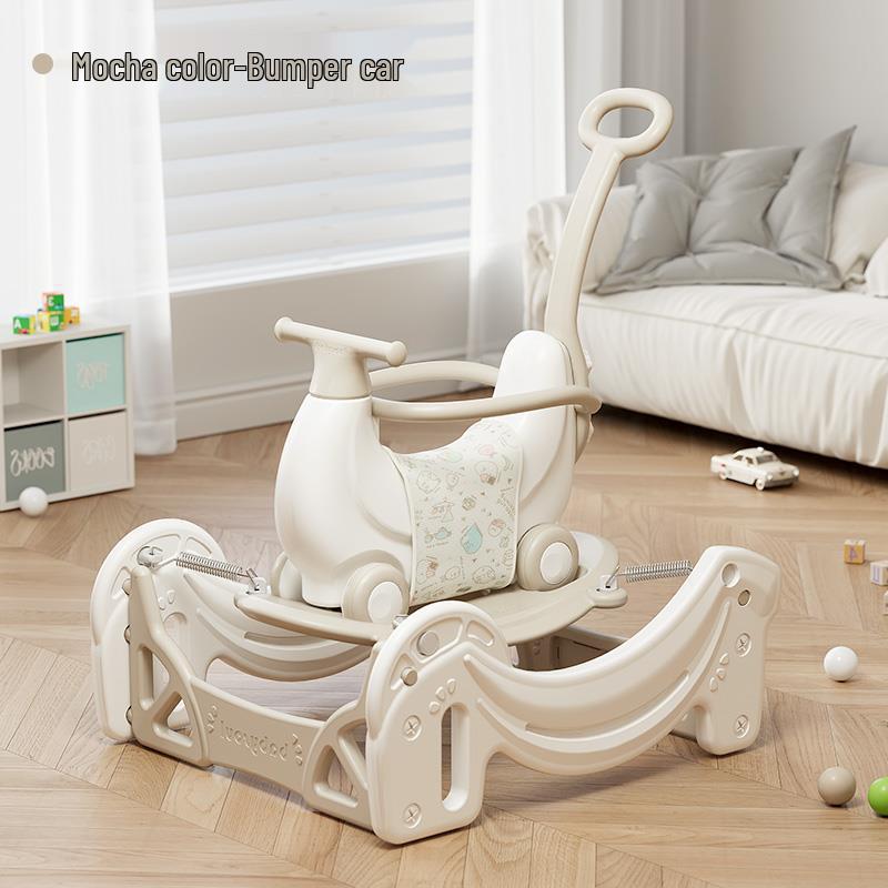 

Babysoul Банан Лошадка-качалка Детский баунсер: Детская качалка и горка на первый день рождения с защитой от падения