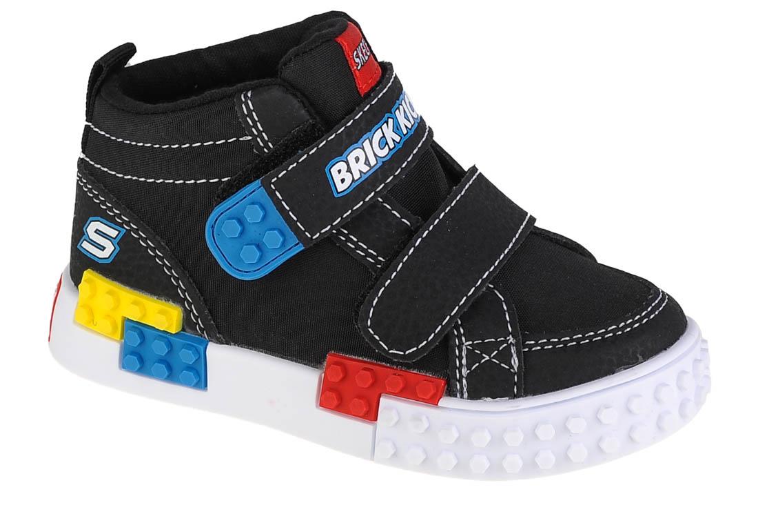Skechers Kool Bricks-Lil Constructor 402224N-BKMT, per Ragazzo, Sneakers, nero 21 nero