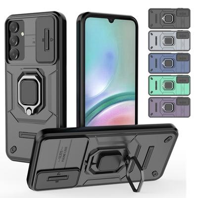 Pouzdro Armor pro Samsung Galaxy A15 5G A25 A35 A55 A14 A34 A54 M15 M35 M55 Ochranný kryt s magnetickým držákem, kroužek, kryt, kryt