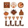 Mehrteiliges Tablett-Dekorationsset Thanksgiving Tischdekoration Ornamente