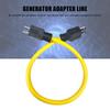 Male to Male Extension Cord Double Male 5-15P 12AWG 125V US Plug Generator Adapter Cord for Transfer Switch 0.6M/1.5M