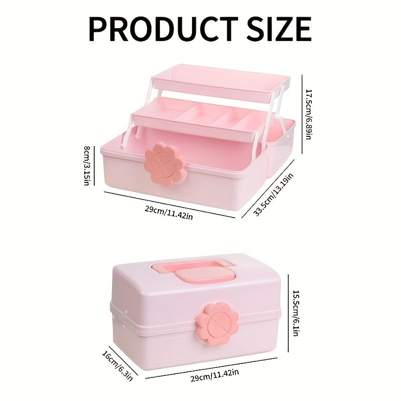 

Multi Layer Accessory Storage Box with Lid - Perfect for Storing Hairbands, Jewelry, and More Home Organizer