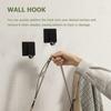 6pcs/set Wall Mounted Stainless Steel Hooks Waterproof Towel Rack Self Adhesive Hooks  Wall Door