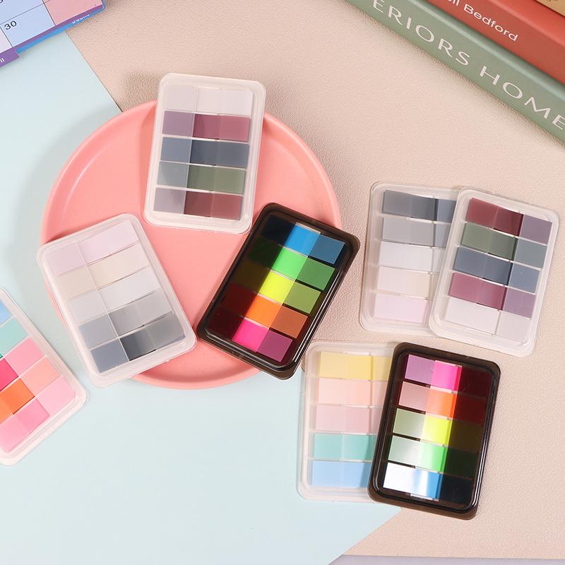 2 Box 200Pcs Stickers Extractable Sticky Tabs Page Markers Sticky Tabs Writable Page Sticky Notes Transparent Color