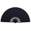 Chinese Folding Fan Solid Colour Comfortable Grip Smooth Opening Closing Tai Chi Fan Elegant Classical Dance Accessory