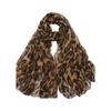 American Hot Girl Retro Leopard Pattern Scarf Pure Desire Style High-end Long Shawl Personality Atmosphere Thin Printed Scarf