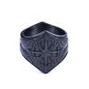 Viking Style Octagram Knot Design Rust Resistant Ring Fashion Jewelry