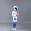 apron Hat Kitchen Top Halloween Decoration Cosplay Costume Cook Tshirt Children Chef Costume Set