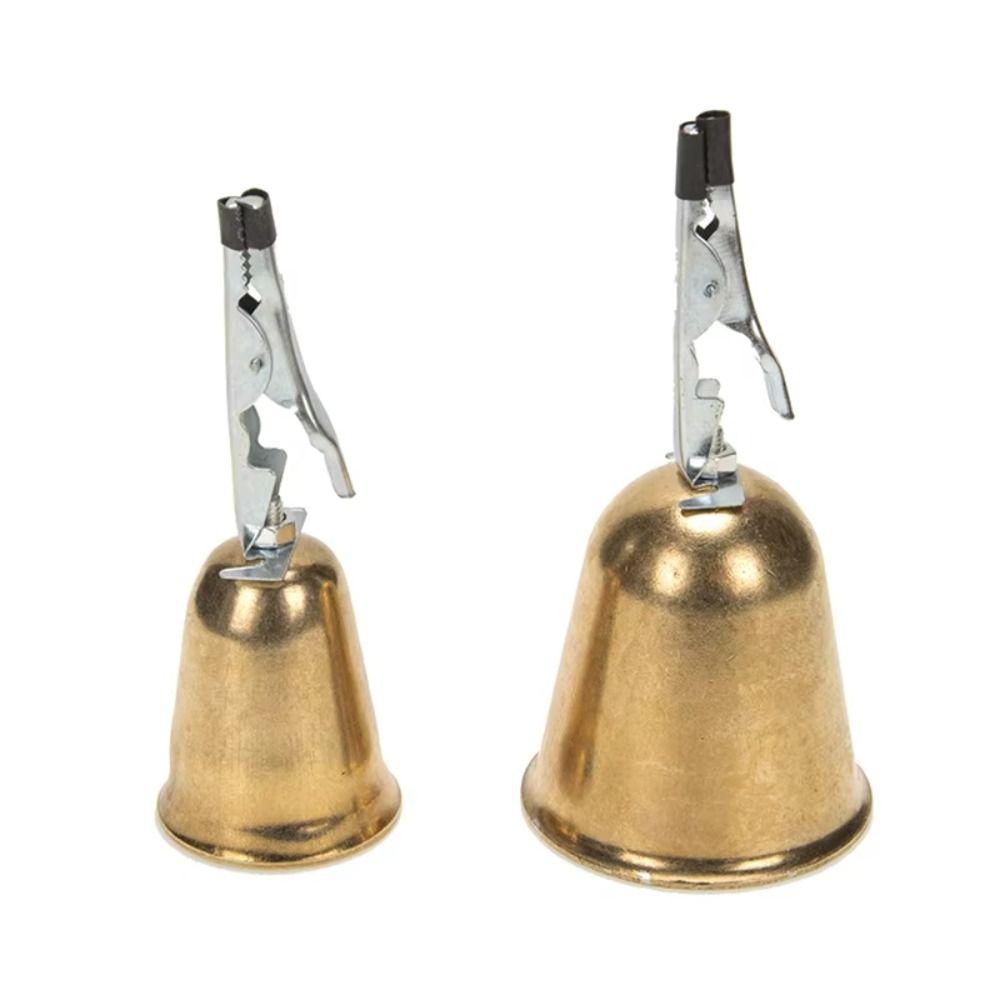 High Quality Iron Copper Fishing Alarm Bells Gold With Clamp Fishing Indicators Fishing Tools Fishing Accessories