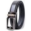 [BEEL] Men's Leather Belt, Genuine Leather, Automatic Locking, No Holes, Large Sizes, Suitable for Business, Suits, Students, School, Casual Wear,