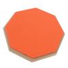 Drum Practice Pad 8 Inch Rubber Silent Drum Practice Mat with 2 Pairs of Drumsticks Orange
