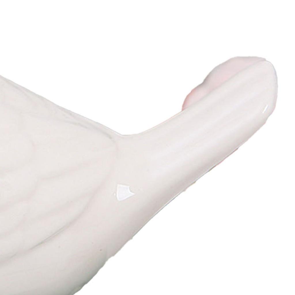 Cute Bird Ornament Ceramic Modern Simple Bird Ornament for Living Room Home Decor White