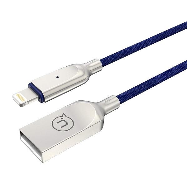Usams Kabel Power-Off U-Sun Lightningniebieski/Blue 1,9M Ipysusb202 (Us-Sj170)