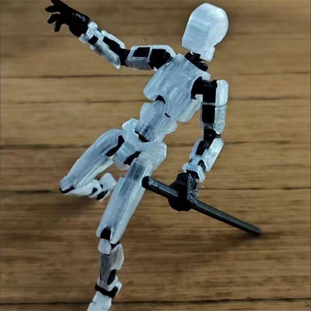 Figures Toys 3D Printed Mannequin Model Doll Shapeshift Robot Movable Robot  Parent-children