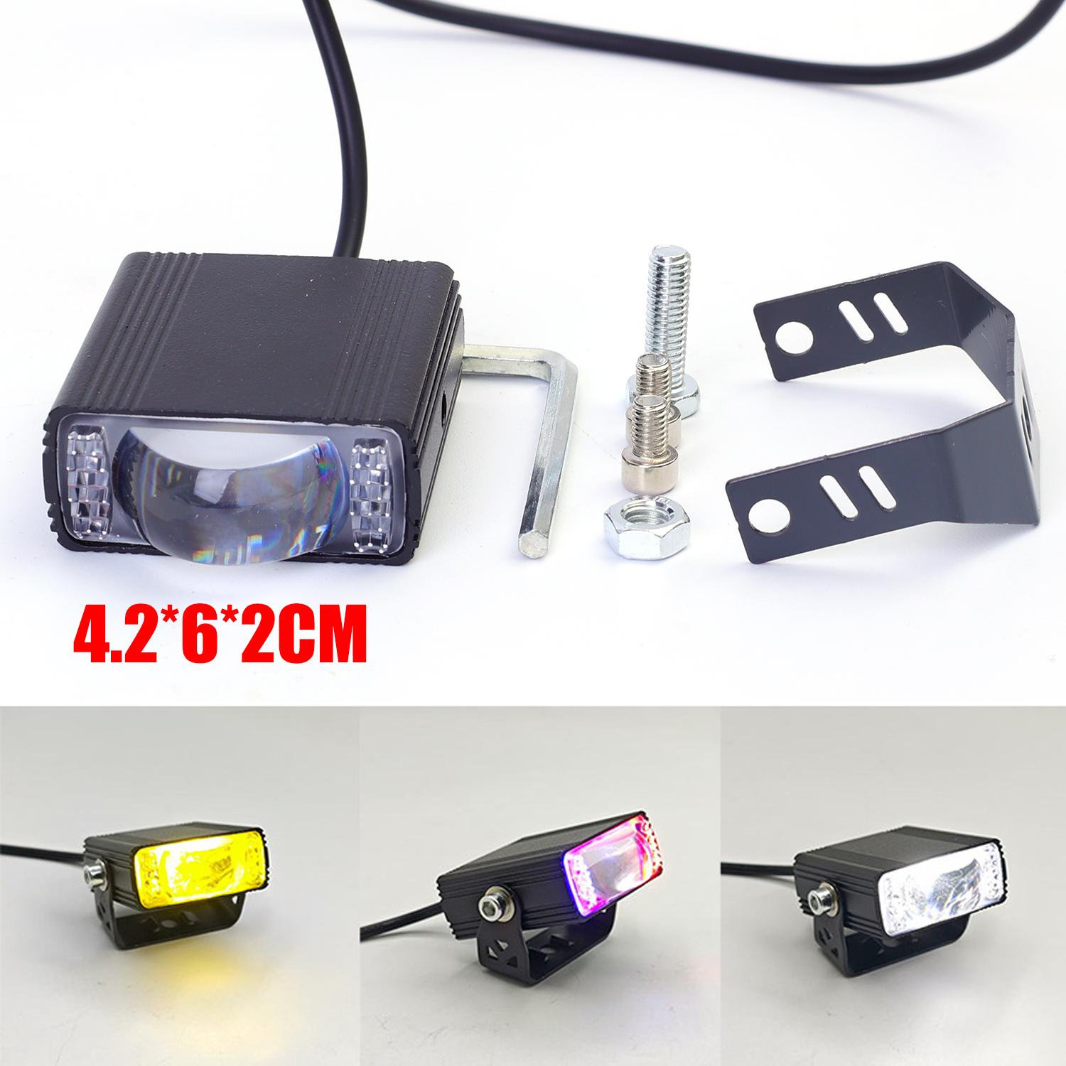 

LED Car Grille Spotlight Projector Len Light DRL Aluminum Alloy Super Bright Motorcycle Auxiliary Spotlight Waterproof Dustproof