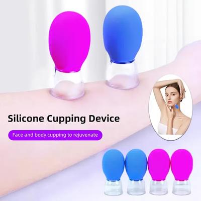 Vakuum Koppningsglas Burk Cellulitmassageapparat För Ansikte Akupunktur Hijama Sugkopp Bantning Fettförbränning Hälsovård Ansiktssugkopp