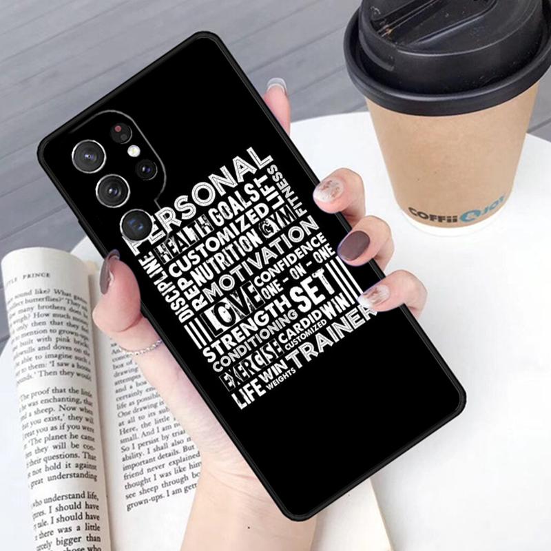 Bodybuilder phone case Cover For Samsung Galaxy S24 S25 Ultra S21 S22 Ultra S10E Note 10 Plus Note 20 FE S23