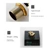 Pop up Drain Button Bathroom Sink Plug Black Gold Rose Siphon Waste Stopper Wash Basin Faucet Accessory for Kitchen Or Bath Oil Drain Plugs 3